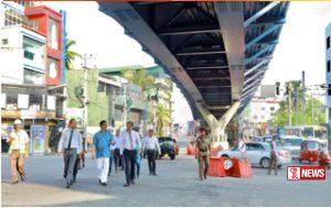 කොහුවල ගුවන් පාලමේ ඉදිකිරීම් කටයුතු හේතුවෙන් වාහන ගමනාගමනයට සීමා