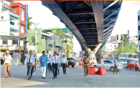 කොහුවල ගුවන් පාලමේ ඉදිකිරීම් කටයුතු හේතුවෙන් වාහන ගමනාගමනයට සීමා