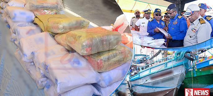 මත්ද්රව්ය සමග ධීවරයින් 6 ක් අත්අඩංගුවට