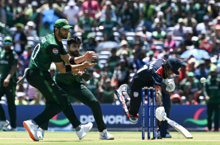 සුපිරි පන්දුවාරයෙන් පාකිස්තානය පරදා අමෙරිකාව ජය ලබයි