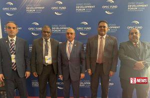 අරාබි ආර්ථික සංවර්ධන සඳහා කුවේට් අරමුදලේ අධ්යක්ෂ ජනරාල් සහ මුදල් රාජ්ය අමාත්යවරයා අතර හමුවක්