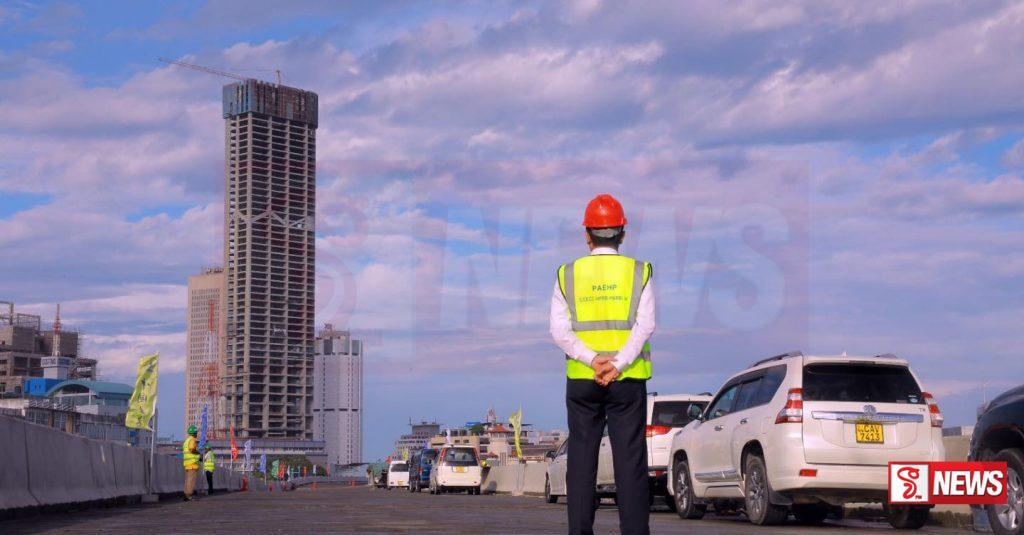 කොළඹ වරාය පිවිසුම් අධිවේගී ගුවන් මාර්ග ඉදිකිරීම් අවසන් අදියරේ