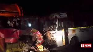 ඉන්දියාවේ බස් රථ අනතුරකින් 18 ක් ජීවිතක්ෂයට