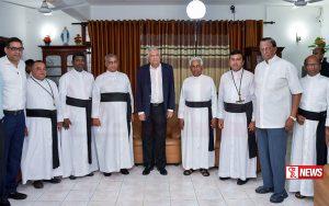 ජනපති කඳාන සාන්ත සෙබස්තියන් සිද්ධස්ථානයේ සංවර්ධන කටයුතු සොයා බලයි