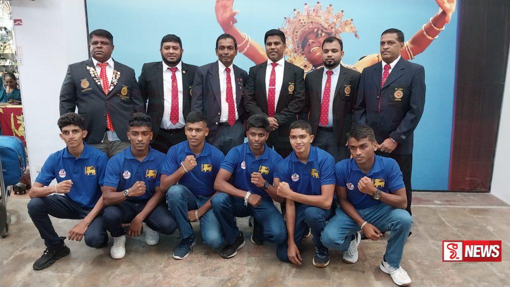 ශ්රී ලංකා ජාතික යොවුන් බොක්සිං කණ්ඩායම තායිපේ බලා පිටත්ව යයි