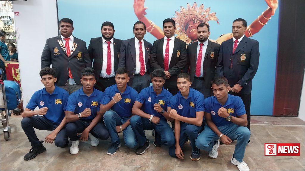 ශ්රී ලංකා ජාතික යොවුන් බොක්සිං කණ්ඩායම තායිපේ බලා පිටත්ව යයි