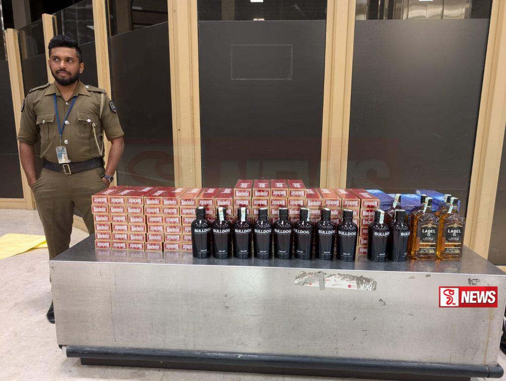 නීතිවිරෝධී ලෙස ශ්රී ලංකාවට ගෙන ආ භාණ්ඩ තොගයක් අත් අඩංගුවට