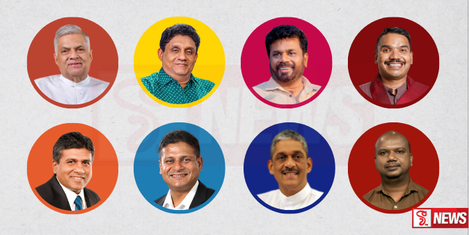 ජනපති අපේක්ෂකයින්ට ප්රශ්න යොමුකිරීම අදින් අවසන්