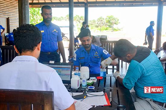 නාවික හමුදාව මඟින් ලේ දන්දීමේ වැඩසටහනක්