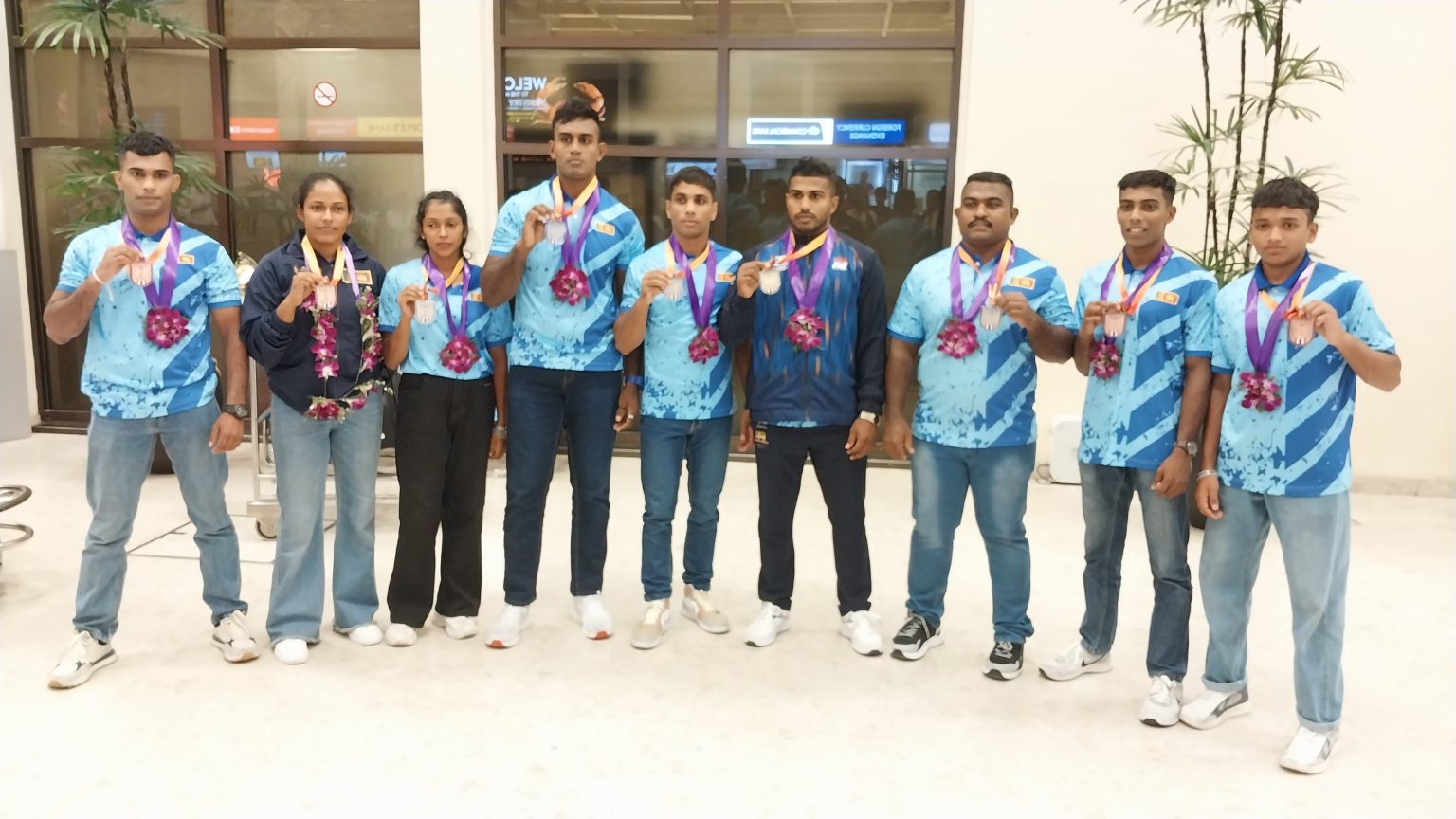 පදක්කම් දිනූ ශ්රී ලංකා ජූඩෝ කණ්ඩායම