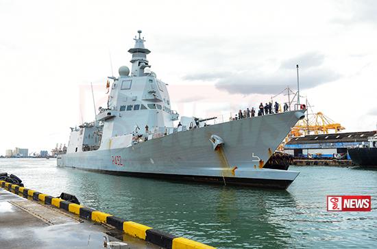 ඉතාලි නාවික හමුදාවේ ‘PPA MONTECUCCOLI’ යුද නෞකාව නිල සංචාරයක් සඳහා කොළඹ වරායට පැමිණෙයි