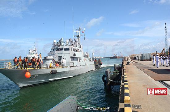 වේග ප්රහාරක යාත්රාව නිල සංචාරයක් සඳහා කොළඹ වරායට පැමිණෙයි