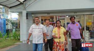 සෞදි අරාබියේ ගෘහ සේවය සදහා ගොස් රිය අනතුරකින් අසරණ වූ කාන්තාව
