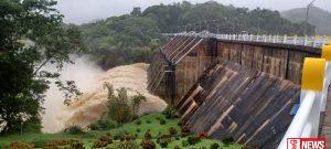 බෝවතැන්න ජලාශයේ වාන්දොරටු හයක් අඩි දෙක බැගින් විවෘත කිරීම