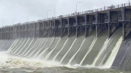 රාජාංගනේ වාන් දොරටු විවෘත කරයි