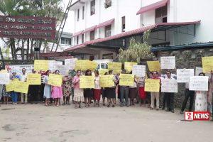 මාතර රෝහල ඉදිරිපිට විරෝධතාවයක්