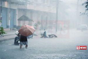 ප්රදේශ කිහිපයකට තද වැසි