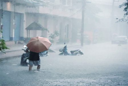 ප්රදේශ කිහිපයකට තද වැසි