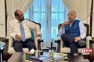 බලශක්ති ඇමති ඉන්දීය මහකොමසාරිස් හමුවී සාකච්ඡාවක