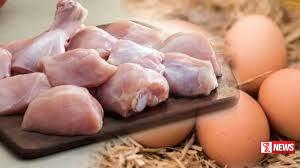 බිත්තර සහ කුකුලු මස් මිල පහළට