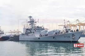 ඉන්දීය නාවික හමුදාවේ යුද නෞකාවක් කොළඹ වරායට