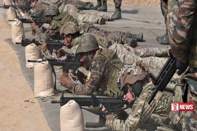 ඉන්දියාව යුධ අභ්යාස පුහුණුවක-ඉන්දු පාකිස්ථාන ගැටුම් වර්ධනය වන ලකුණු