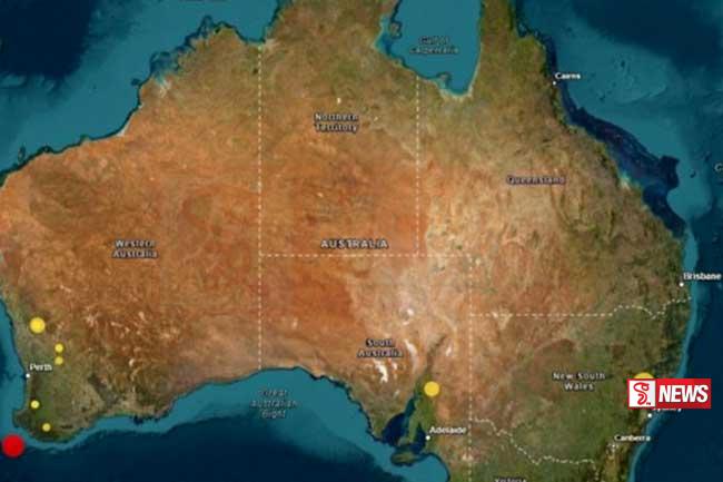 ඕස්ටේ්රලියාවේ ප්රබල භූ කම්පනයක්