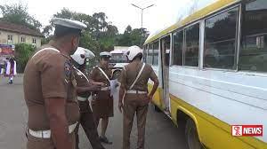 බීමත්ව පාසල් ළමුන් ප්රවාහනය කළ බස් රථ රියදුරෙකු අත්අඩංගුවට