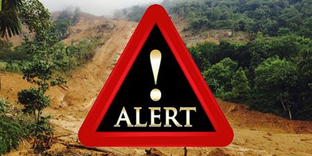 දිස්ත්රික්ක දෙකකට නායයාමේ අනතුරු ඇඟවීම්