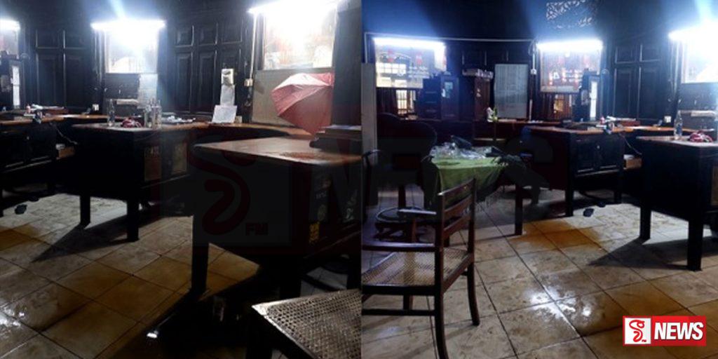 මහ සුළඟෙන් මරදාන ස්ටේෂන් එකට හානි – ටිකට් කවුන්ටරයත් වෙනත් තැනකට