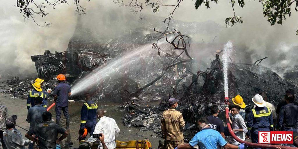 එයාර් ඉන්දියා ගුවන් අනතුරෙන් කිසිවෙක් දිවිගලවාගෙන නෑ – VIDEO