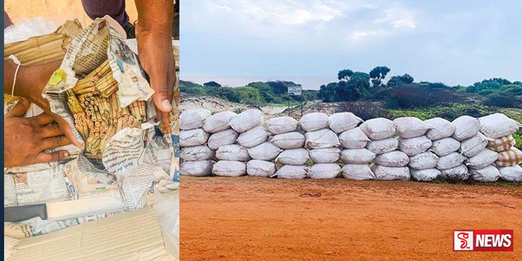 නීති විරෝධී දුම්කොළ සහ බීඩි තොගයක් අල්ලයි