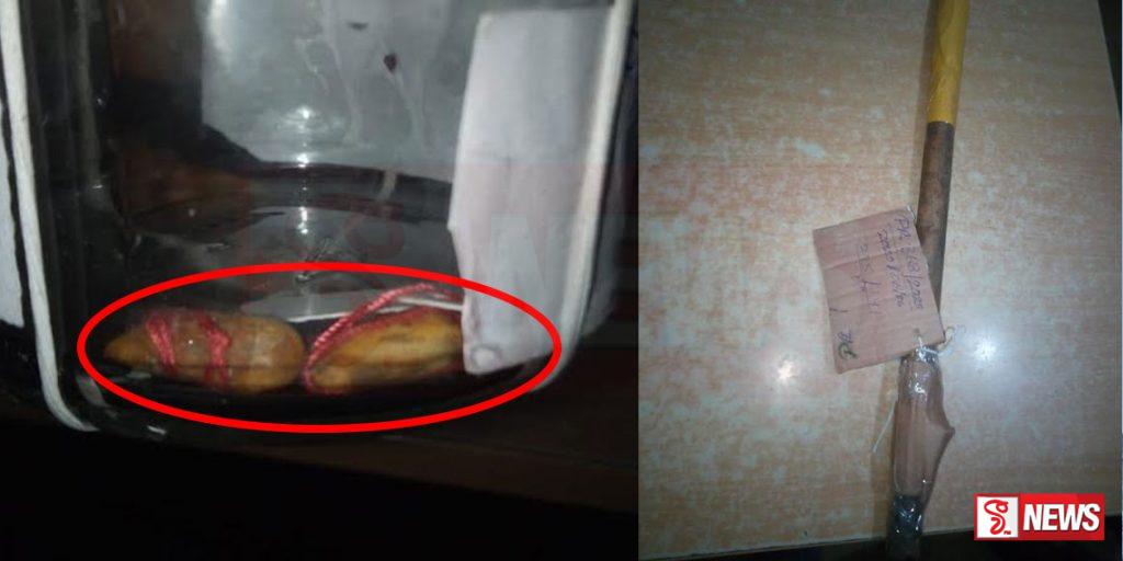 ගජමුතු දෙකක් සහ ගිනි අවියක් සමග අයෙක් මාට්ටු