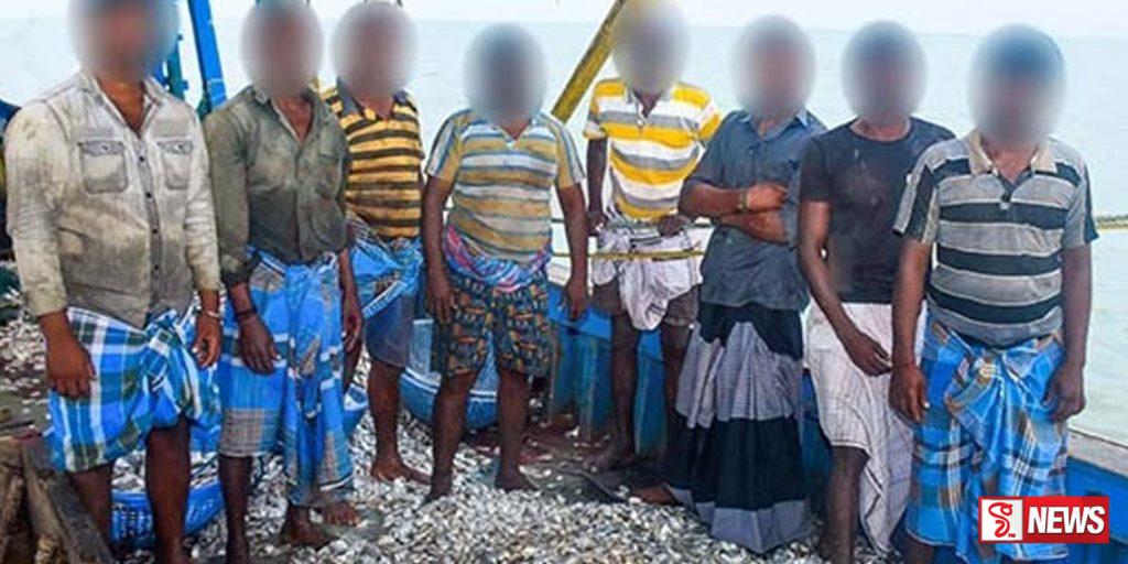 PHOTOS: ඉන්දීය ධීවරයින් 08 ක් සමග යාත්රාවක් අත්අඩංගුවට