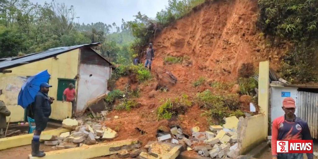 PHOTOS : පස් කන්දක් කඩා වැටෙයි – නිවසකට හා ගබඩාවකට හානි