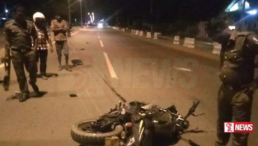 රිය අනතුරකින් තරුණයෙක් මරුට