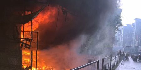 හැටන් වෙළඳසැලක ගින්නක්