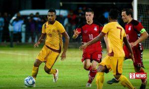 මාලදිවයින් පාපන්දු කණ්ඩායම ශ්රී ලංකාවට ?