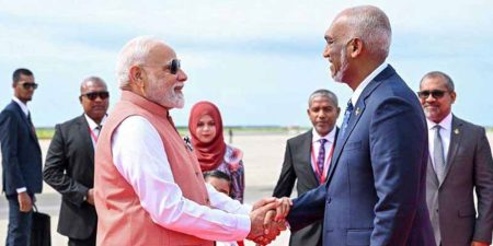 මාලදිවයිනේ 60 වන නිදහස් උළෙල සදහා අගමැති මෝදි මාලදිවයිනට