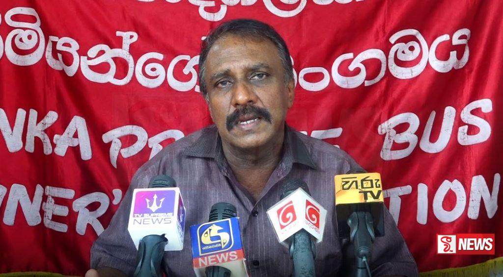 සීට් බෙල්ට් නීතිය ගැන බස් හිමියන්ගෙන් මැසිවිලි