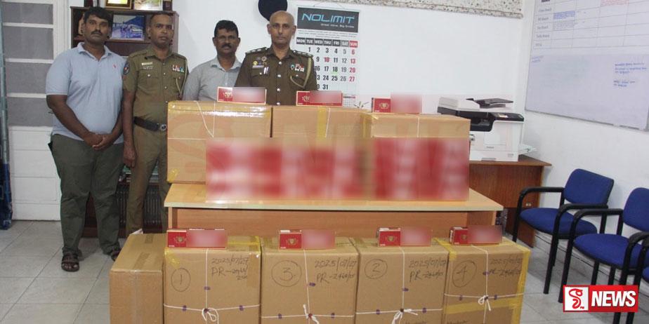 නීති විරෝධී දුම්වැටි 80,000ක් පොලිස් භාරයට