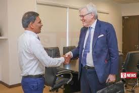 ශ්රී ලංකාවේ බ්රිතාන්ය මහකොමසාරිස් හා ආනන්ද විජේපාල මහතා අතර සාකච්ඡාවක්