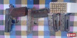 කේරළ ගංජා තොගයක් සහ ගිනි අවි සමග තිදෙනෙක් මාට්ටුවෙයි