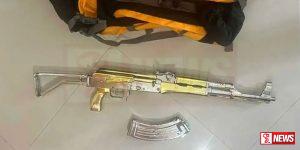 රන් ආලේපිත ටී56 ගිනි අවියේ පළමු සැකකාරියටත් ඇප