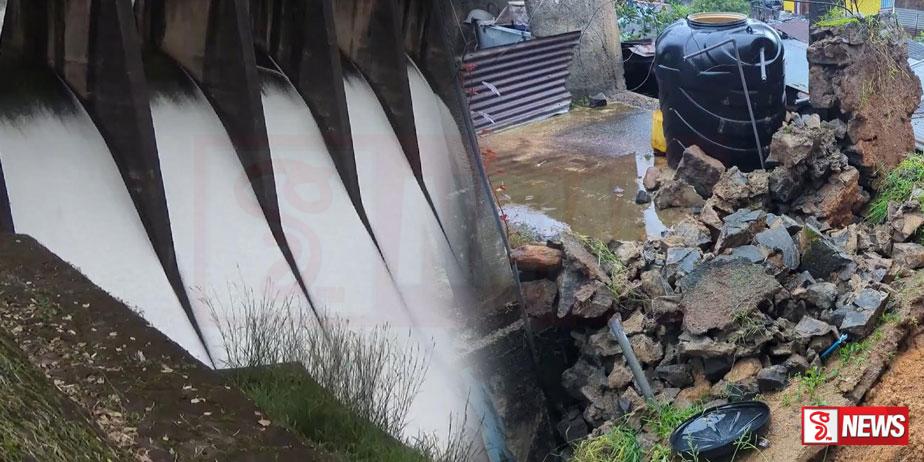 නිවසක් මතට පස් කන්දක් කඩා වැටේ – විමලසුරේන්ද්ර වාන් දමයි – PHOTOS