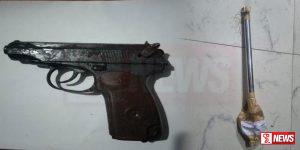 ගිනි අවි සහ මත්ද්රව්ය සමග දෙදෙනෙක් මාට්ටු