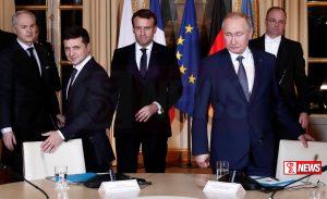 රුසියානු සහ යුක්රේන ජනපතිවරුන් අතර හමුවක් ?