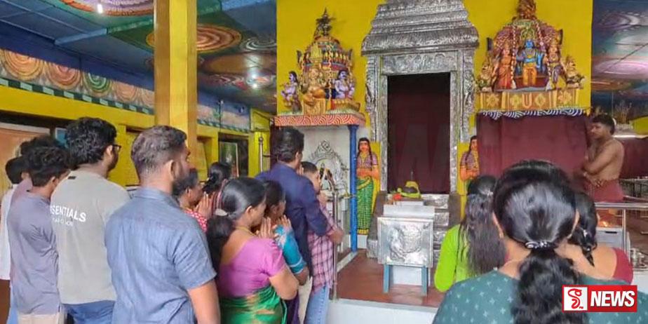 රනිල්ට හැටන් සහ මස්කෙළියේ දී ආශිර්වාද පූජාවක්