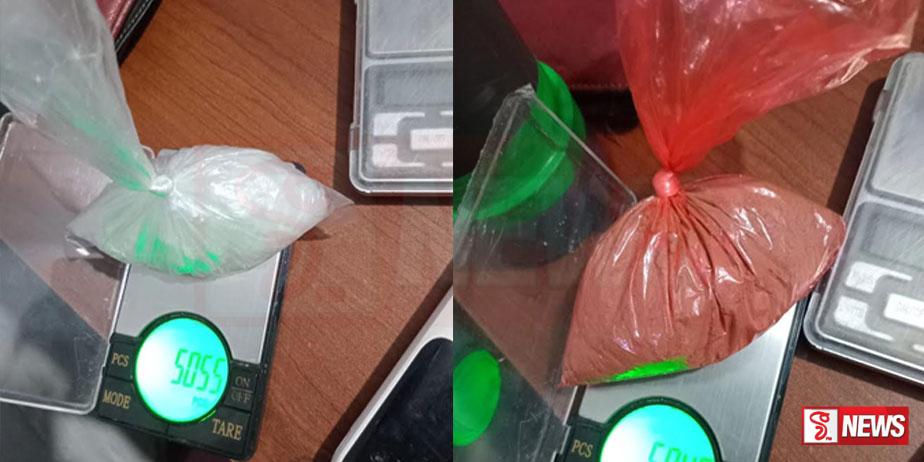 හෙරොයින් සහ අයිස් එක්ක තරුණ අඹුසැමි යුවළ මාට්ටු