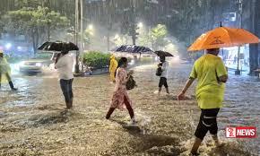 අධික වර්ශාවෙන් මුම්බායි නුවර ජනජීවිතයට දැඩි බලපෑම්